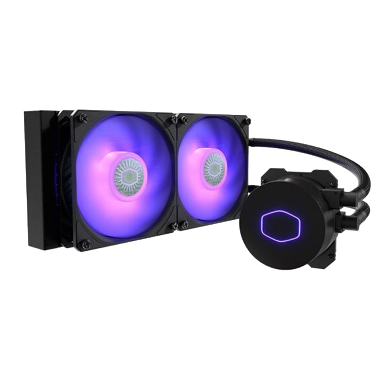 酷冷至尊(CoolerMaster)冰神240RGB CPU水冷散热器(支持I9 2066、AM4/双腔水泵/微流道设计