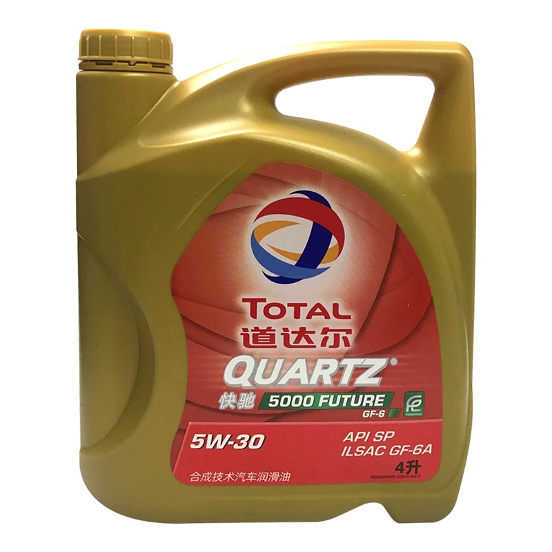 道达尔(TOTAL)快驰5000 5W-30 4L合成技术汽车润滑油全新升级API SP级