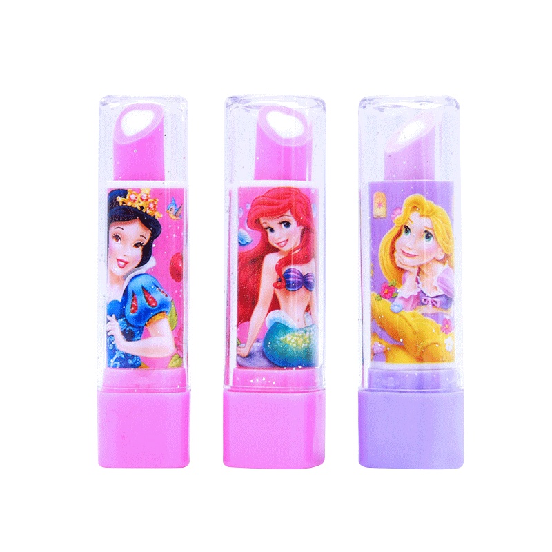 迪士尼橡皮小学生擦得干净不留痕无碎屑儿童像皮擦象皮2B文具用品创意卡通可爱公主口红橡皮擦学习用考试奖品