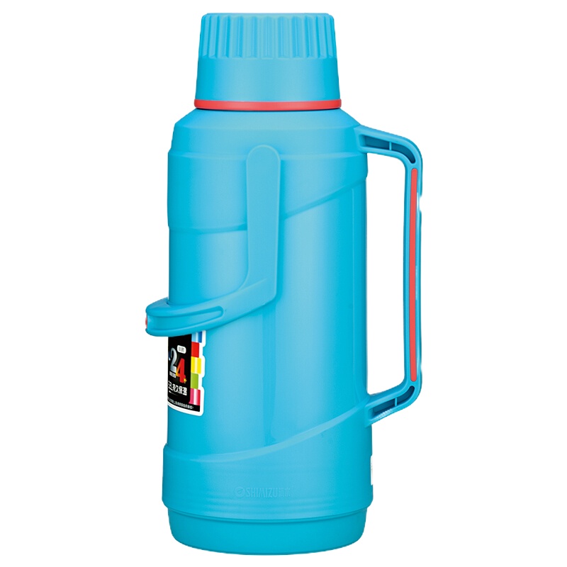 清水(SHIMIZU) 时尚家居保温壶家用热水瓶玻璃内胆暖水瓶保温瓶 1131 天空蓝 3.2LL[SXNH]