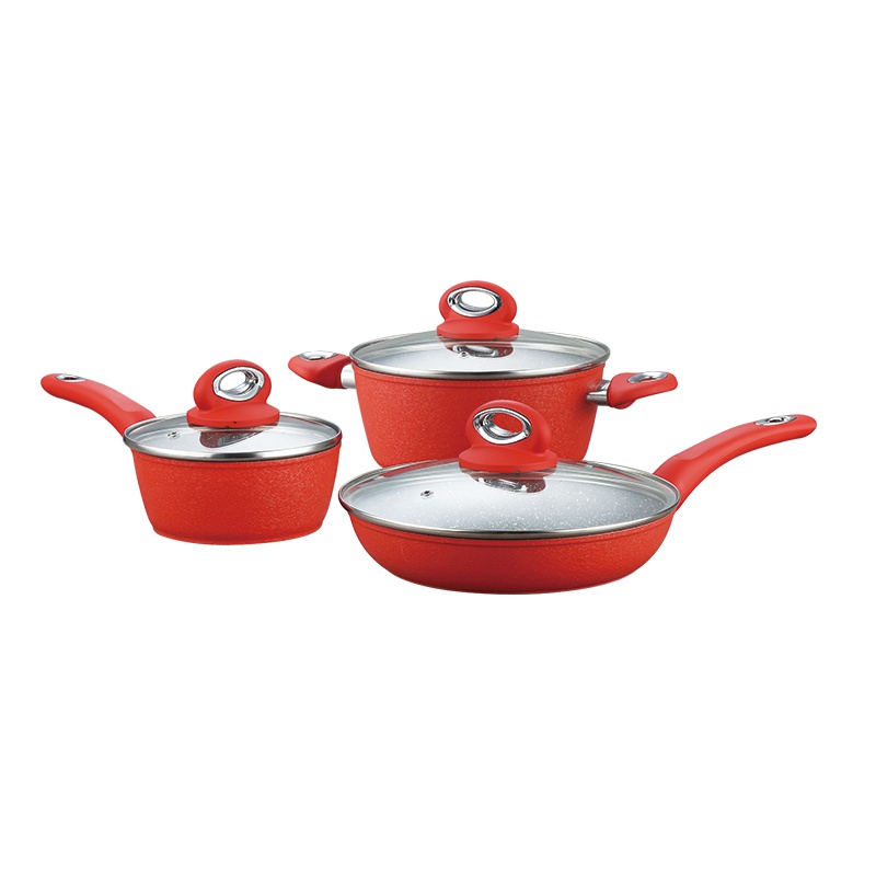 膳祖冰裂海棠不粘锅具(煎锅+汤锅+奶锅)三件套
