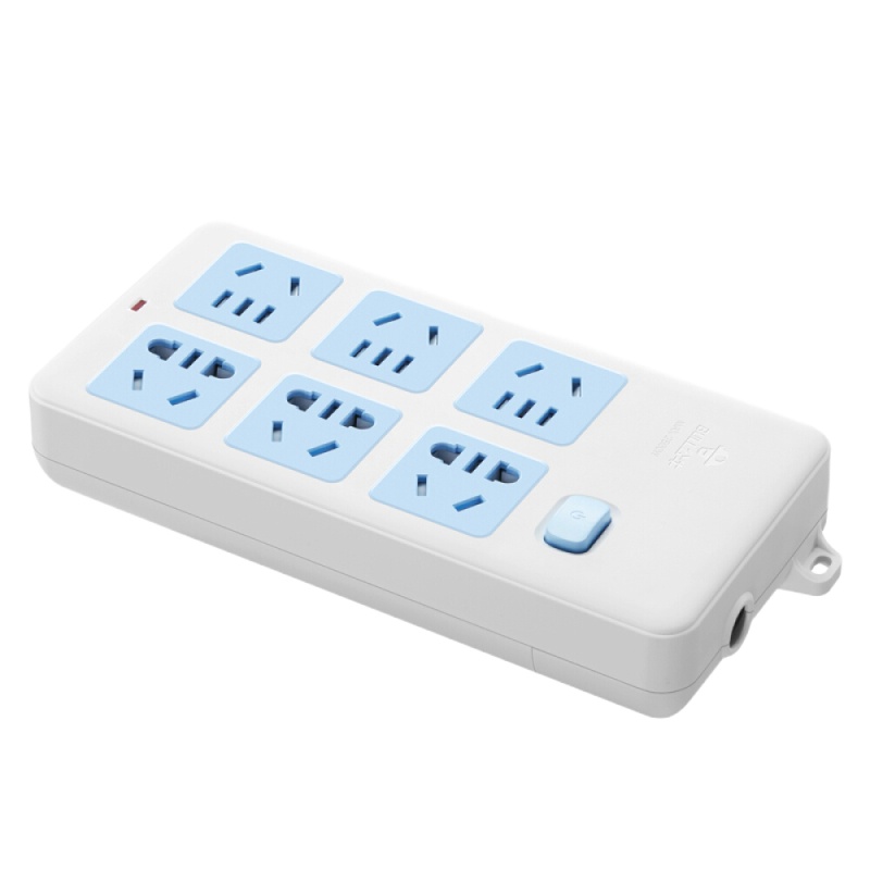 公牛(bull) 插座新国标接线板 GN-109K 6位总控无线