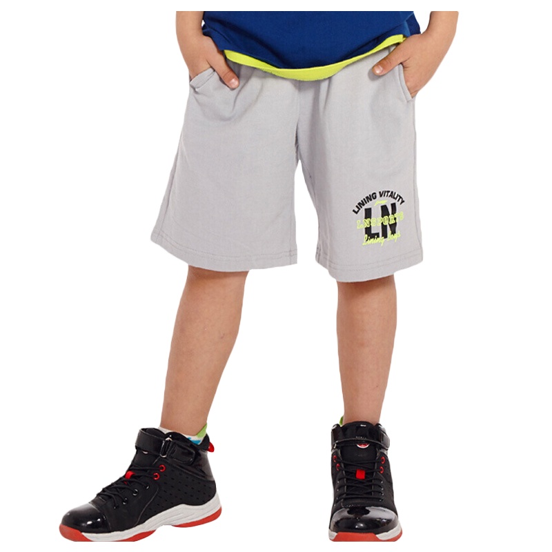LI-NING KIDS男童透气休闲短裤