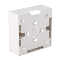 BYJZ-1323 86型明装暗盒 加厚 PVC阻燃明盒 开关插座线槽接线盒 5只装