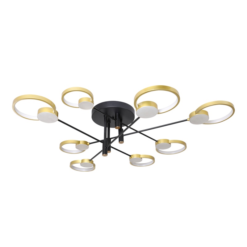 金色梦想 客厅吸顶灯创意个性餐厅卧室灯轻奢风后现代金色大厅灯具