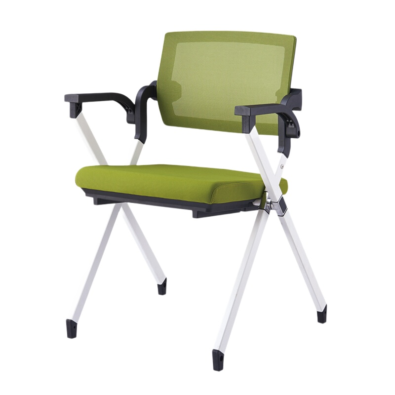 卓澳(ZHUOAO))培训椅折叠桌椅一体学生靠背职员办公椅子简约网布会议椅 Z1