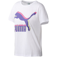 PUMA彪马女装运动服休闲圆领短袖T恤596512