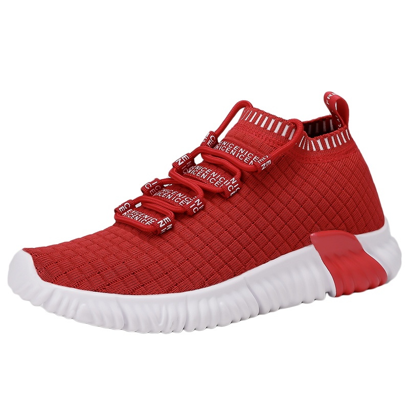 公牛世家(G.N.Shi Jia)男士休闲运动跑鞋夏季透气网布鞋时尚学生鞋子系带板鞋GN9003