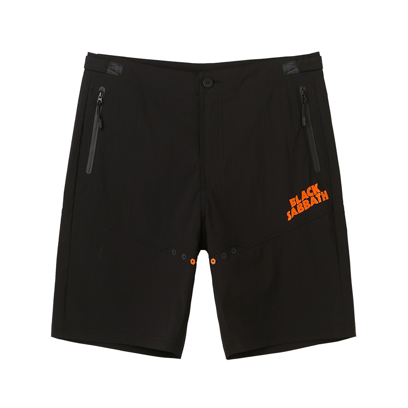 马克华菲夏新款商场同款胶印拉链口袋直筒男士休闲短裤