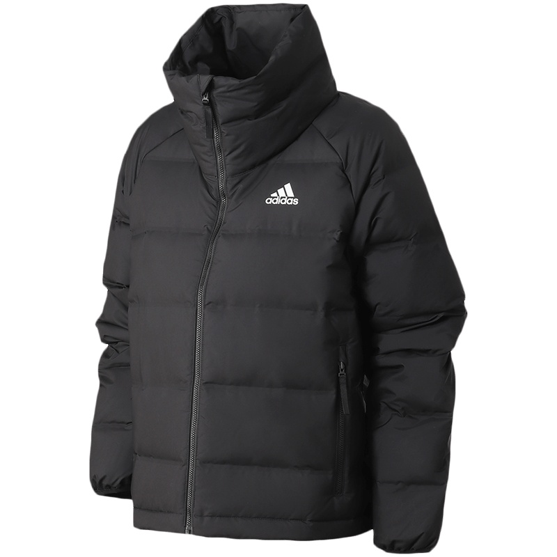 阿迪达斯女服羽绒服保暖立领面包服外套休闲运动服FT2563