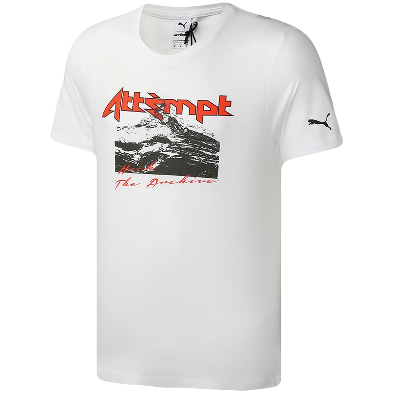 PUMA黑标男装女装ATTEMPT李现同款运动服休闲圆领短袖T恤598194