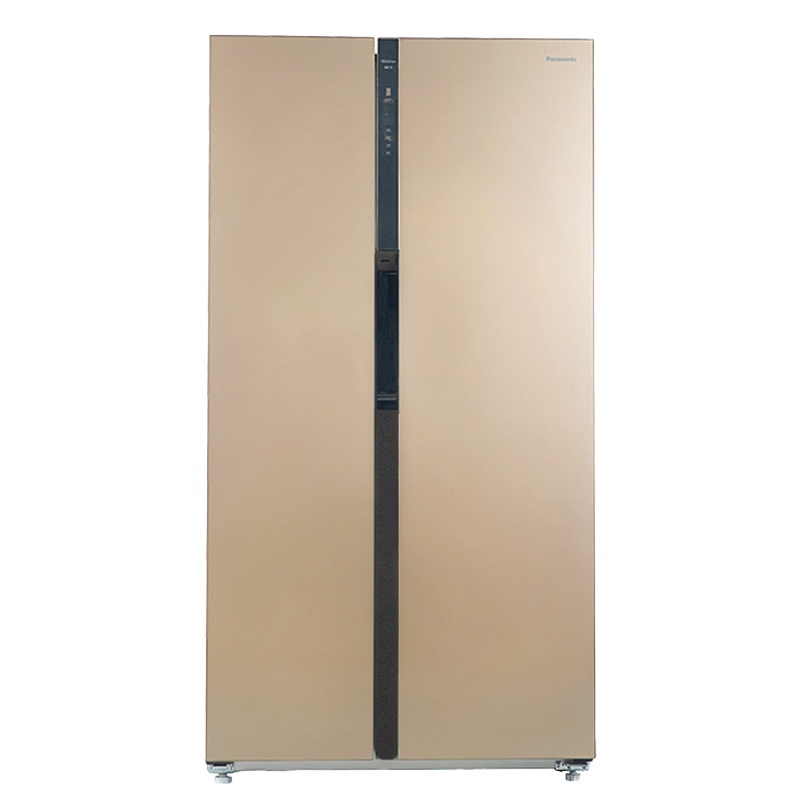 松下(Panasonic)NR-W58G1-XT 570升 钢化玻璃电脑温控大容量双开门静音变频风冷无霜家用对开门电冰箱