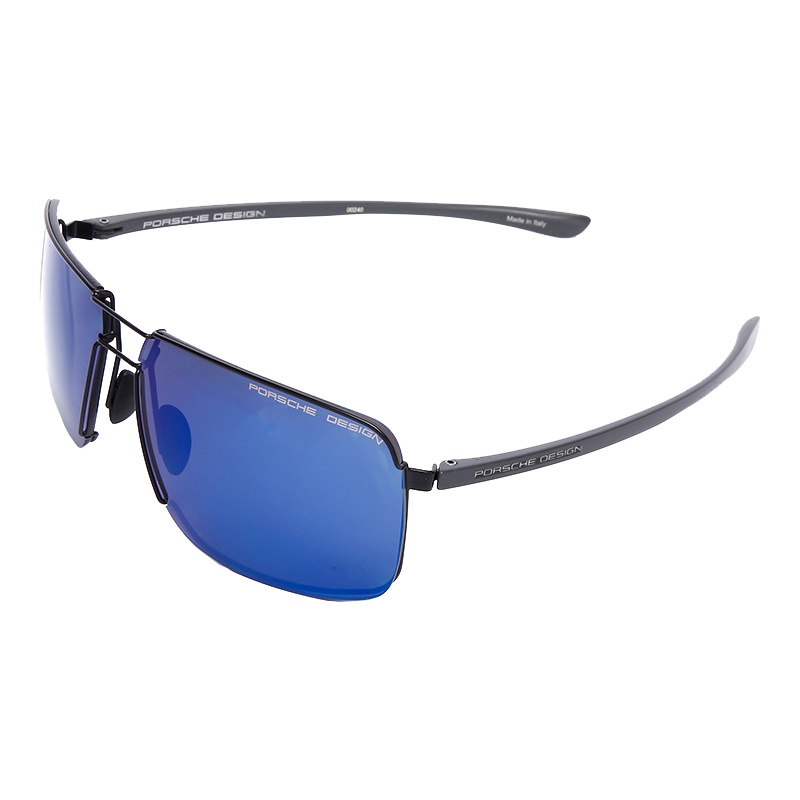 PORSCHE DESIGN保时捷太阳眼镜时尚男款双梁驾驶墨镜方框生物钢P8615A 67mm