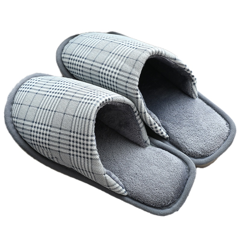 洁丽雅棉拖鞋居家用室内冬加绒保暖防滑柔软厚底可爱静音拖鞋