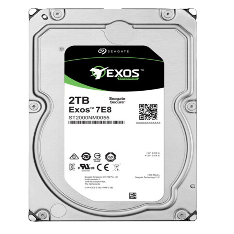 量谷 希捷 银河系列 2TB 企业级服务器机械硬盘 SATA ST2000NM0055