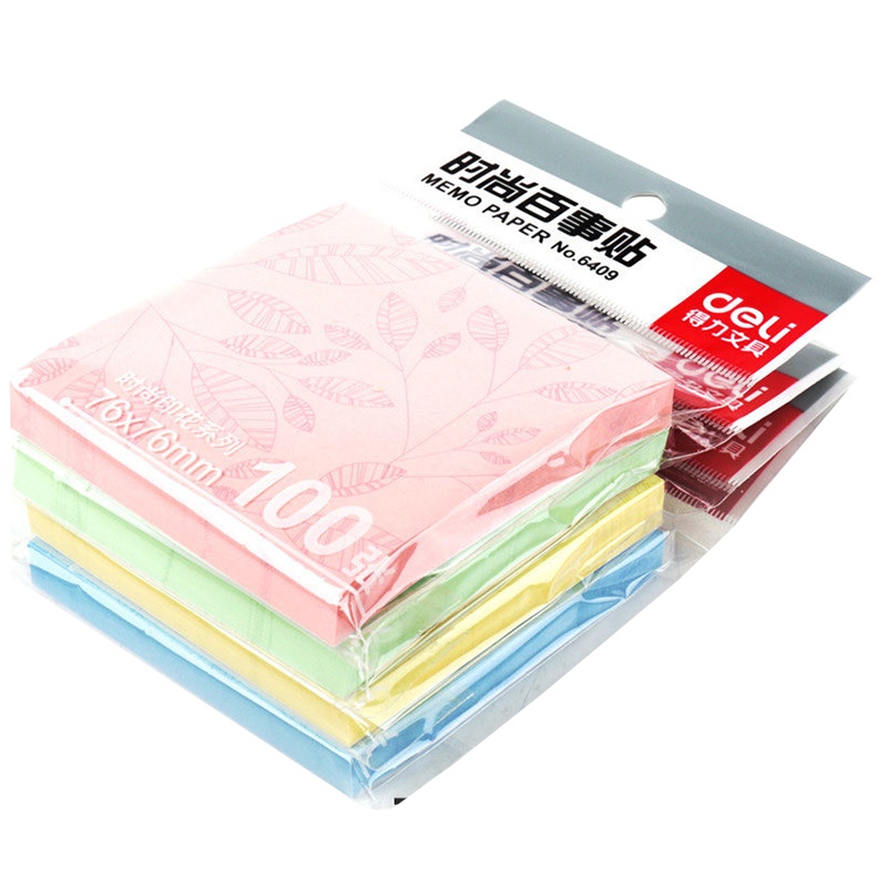 得力 6409 时尚记事贴便签纸便利贴