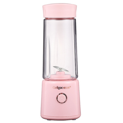 格立高(Geligao)GLG-518青春粉 家用小型水果迷你果汁杯便携式果蔬榨汁机搅拌机400ML