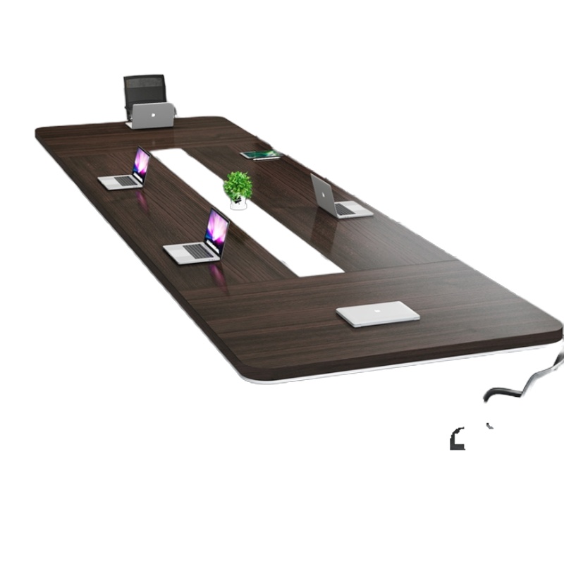 办公家具 简约现代北欧风大型会议桌 长桌 会议室洽谈桌 5500*1500*760