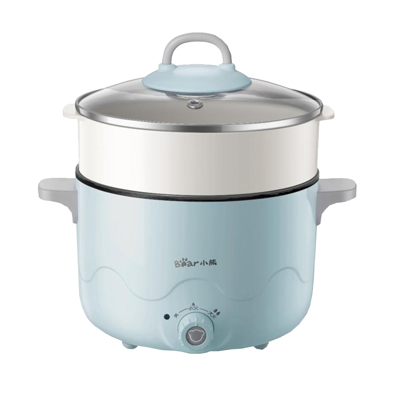 Bear/小熊多功能电热锅DRG-C18N5不粘煎烤炒菜学生锅小火锅迷你锅
