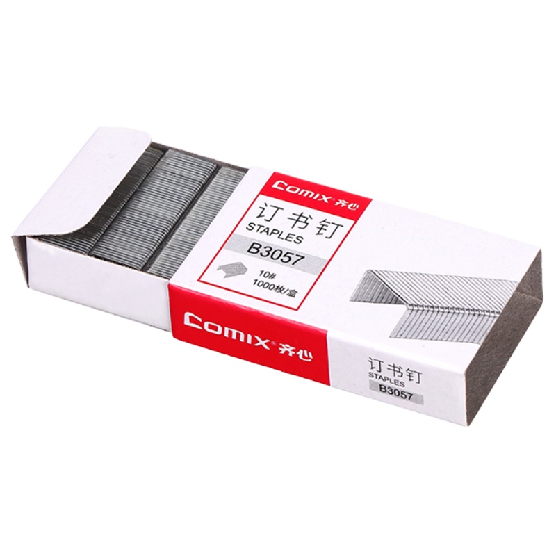 齐心B3057 10#订书针10小盒