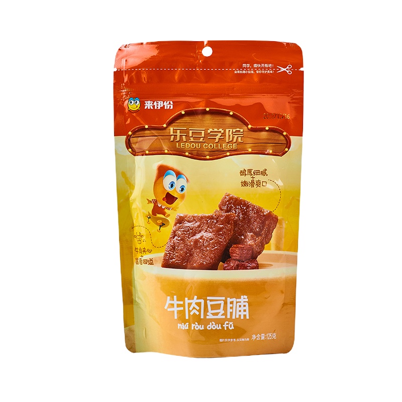 来伊份-牛肉豆脯125g*4