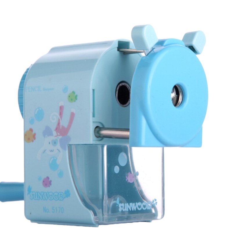 三木(SUNWOOD) 简约式削铅笔机/卡通削笔机/削笔器/学生卷笔刀 蓝色 5170