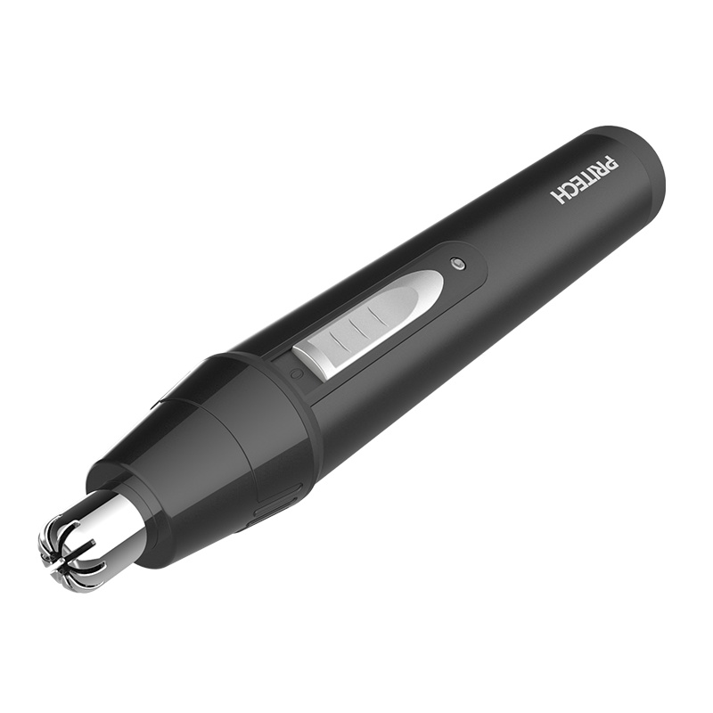 匹奇(Pritech)TN-156 4合1电动鼻毛器套装 四款刀头 可拆卸水洗 一机多用 耳鼻眉共用修剪器 黑色