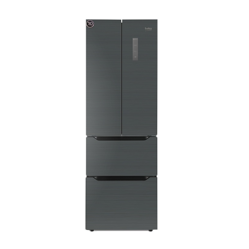 倍科(beko)345L法式多门冰箱 蓝光养鲜 风冷无霜 三档变温 一级能效GNE0345SL