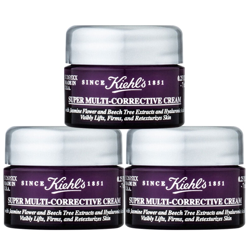 [国内专柜版·中小样]科颜氏(Kiehl's)多重紧致修颜面霜7ml*3