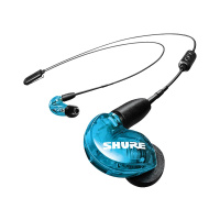 Shure/舒尔 SE215-BT2音乐耳机入耳式线控动圈隔音耳机听歌耳塞 蓝色