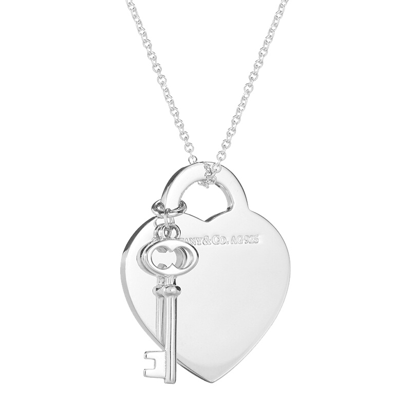 蒂芙尼 Tiffany & Co. Return to Tiffany系列心形银色钥匙吊坠项链30210492