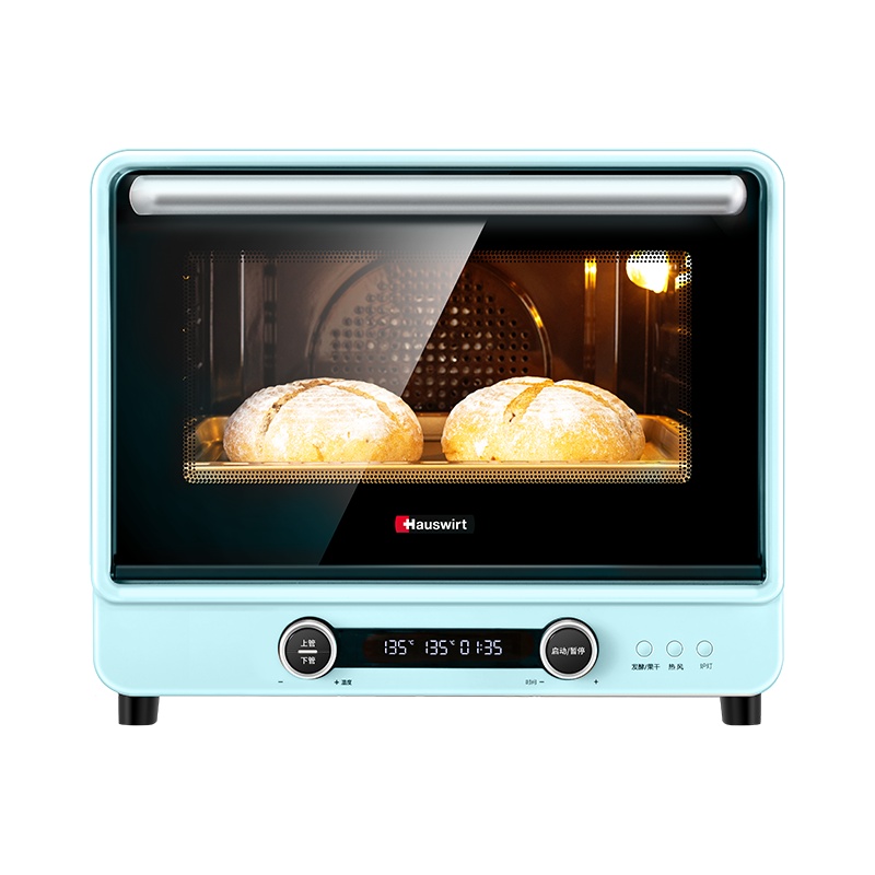 海氏电烤箱i7蓝色风炉烤箱家用小型烘焙商用多功能发酵果干机搪瓷迷你电烤箱