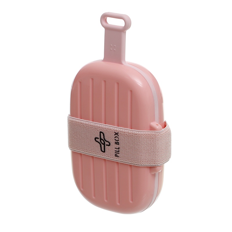 禧天龙小药盒便携迷你随身药盒分装化妆品收纳盒子可爱密封药盒