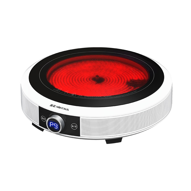 金正(NiNTAUS)电陶炉 电陶炉家用 电磁炉小型 电磁炉电热茶炉煮茶光波炉圆形爆炒大功率JZTL-22D01(白色)