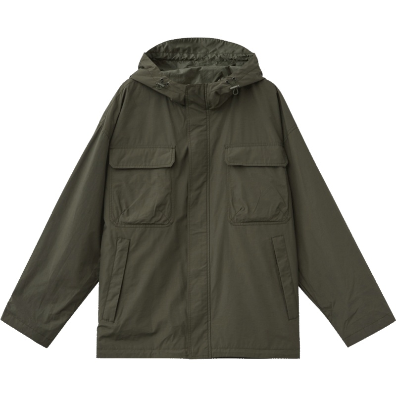 美特斯邦威外套男春季新款男连帽四袋夹克