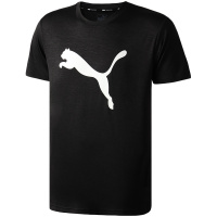 【自营】PUMA彪马男装运动服圆领LOGO短袖跑步健身T恤518382