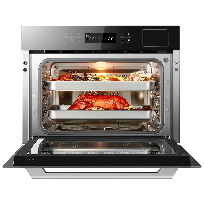 老板(ROBAM)嵌入式电蒸箱烤箱 蒸烤箱二合一 45L大容量多段模式蒸烤一体机CQ972X