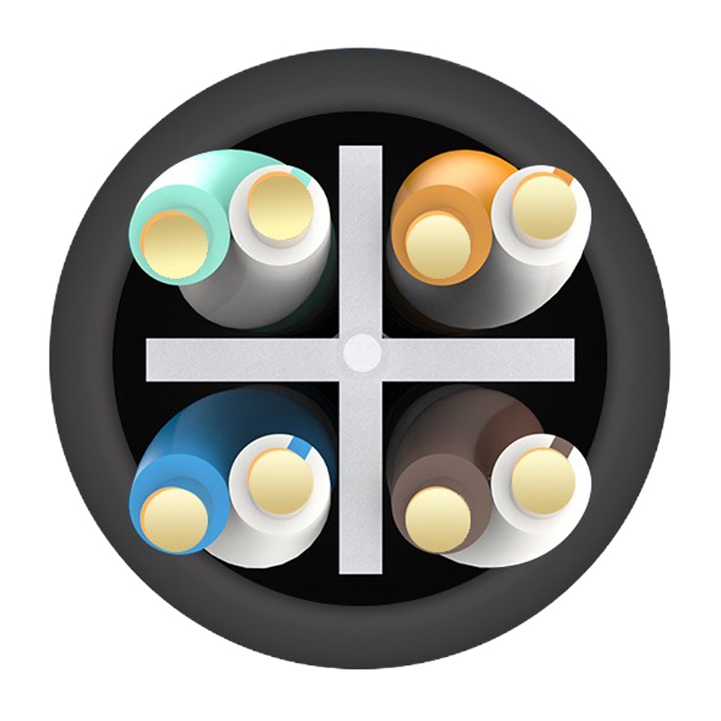 企购优品酷比客LCLN5EGY超五类成箱网线305M