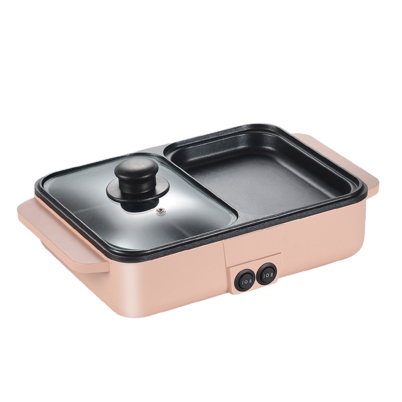 都市太太(Dstt) 涮烤锅 煎烤盘锅具幸福洋溢烤涮锅DSTT-15