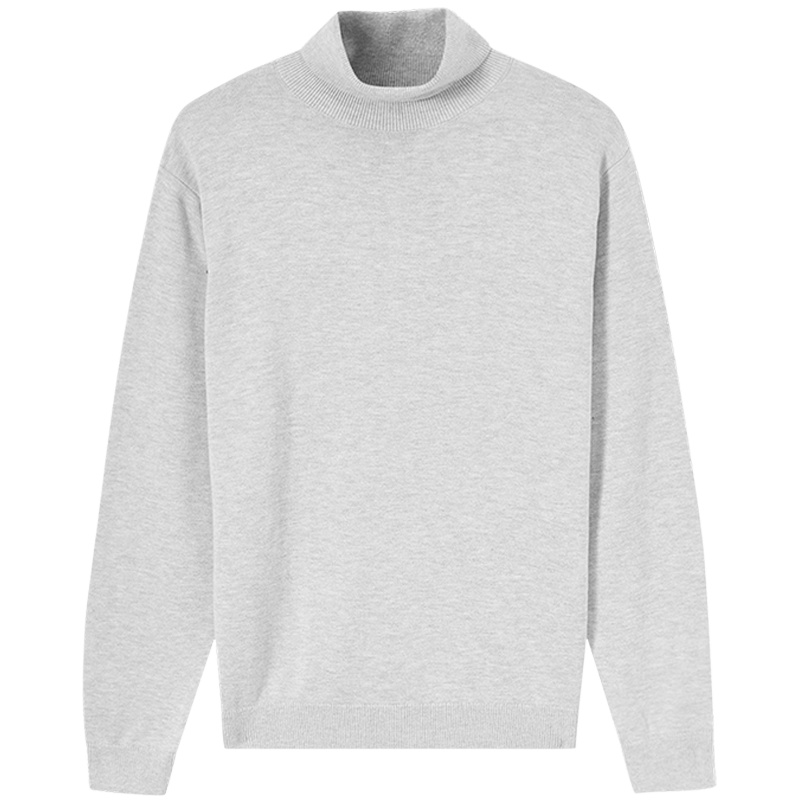 [1件5折价:99.5]美特斯邦威德绒毛衣男高领新款冬季打底纯色男士套头毛衫