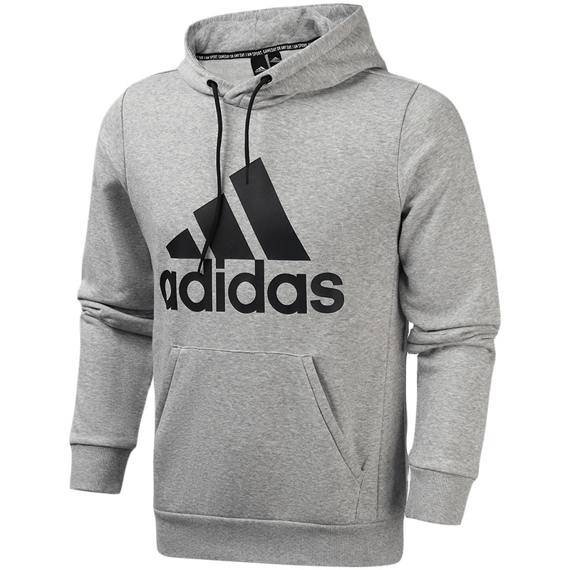 阿迪达斯男服卫衣宽松连帽套头衫休闲运动服DT9947