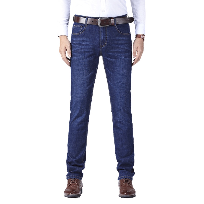 金盾(KIN DON)2021秋冬新款男士牛仔裤男弹力直筒柔软宽松舒适牛仔裤 男休闲裤男士长裤子