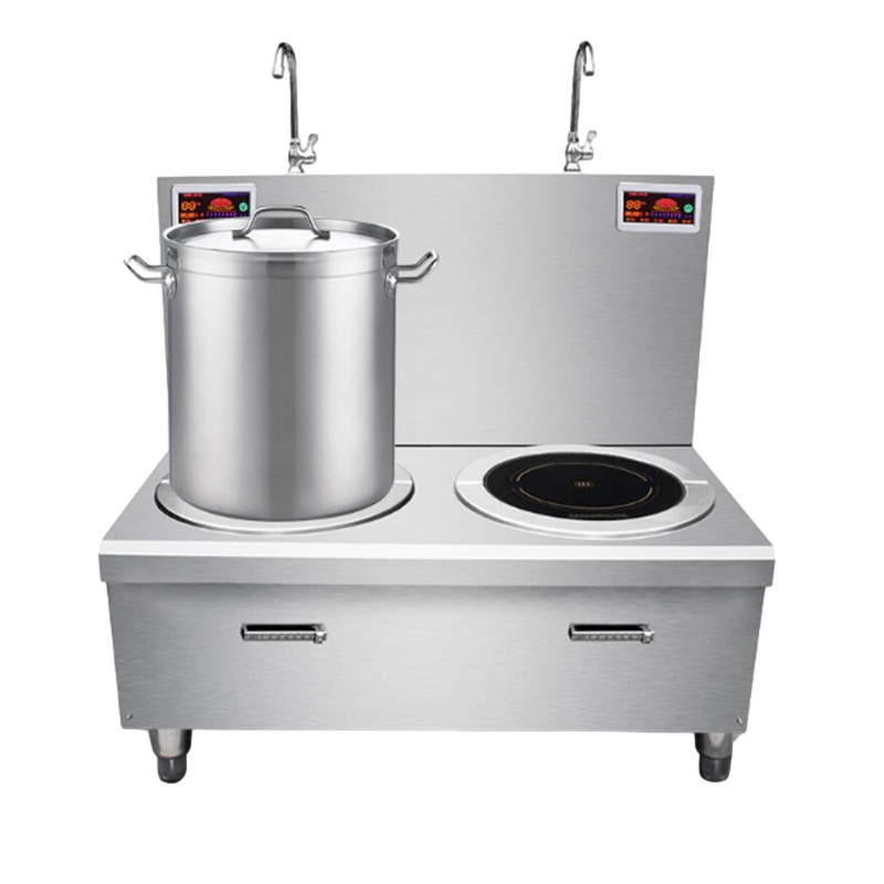 厨禾 CH-8BT2L 单头电磁煲汤炉 电磁炉大功率大锅灶 工厂单位食堂熬汤炉 熬鸡鸭鱼牛羊肉汤炉 菜汤炉8KW