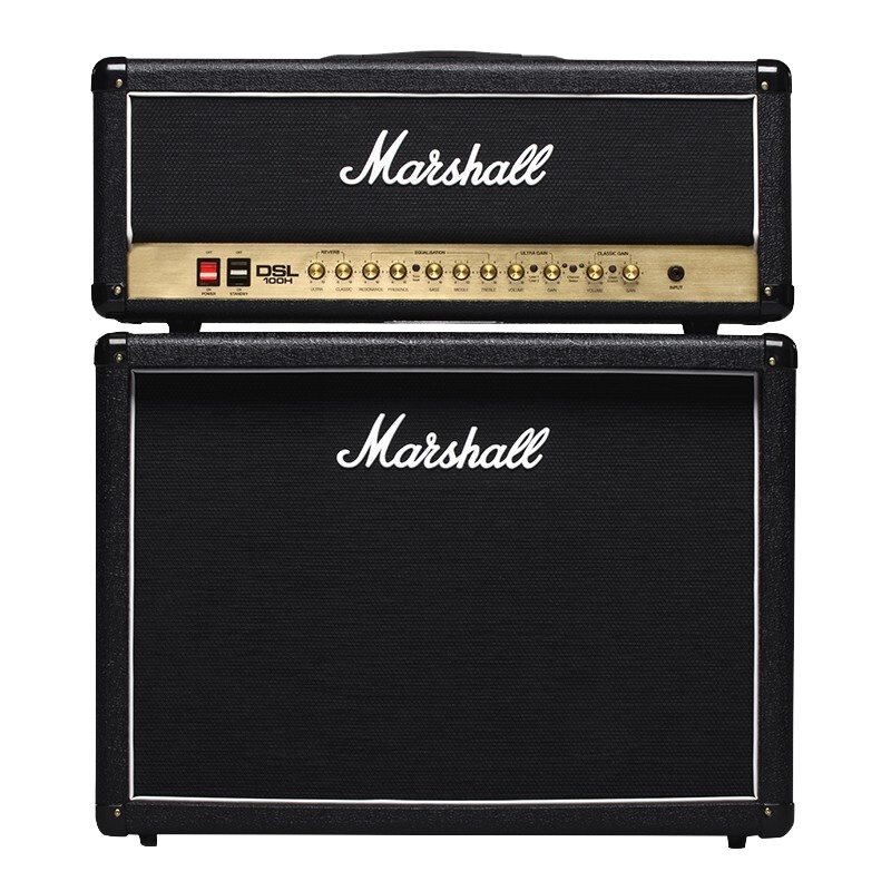 马歇尔(Marshall)全电子管吉他音箱 DSL100HR箱头+1936V 马勺分体音响 英产箱体