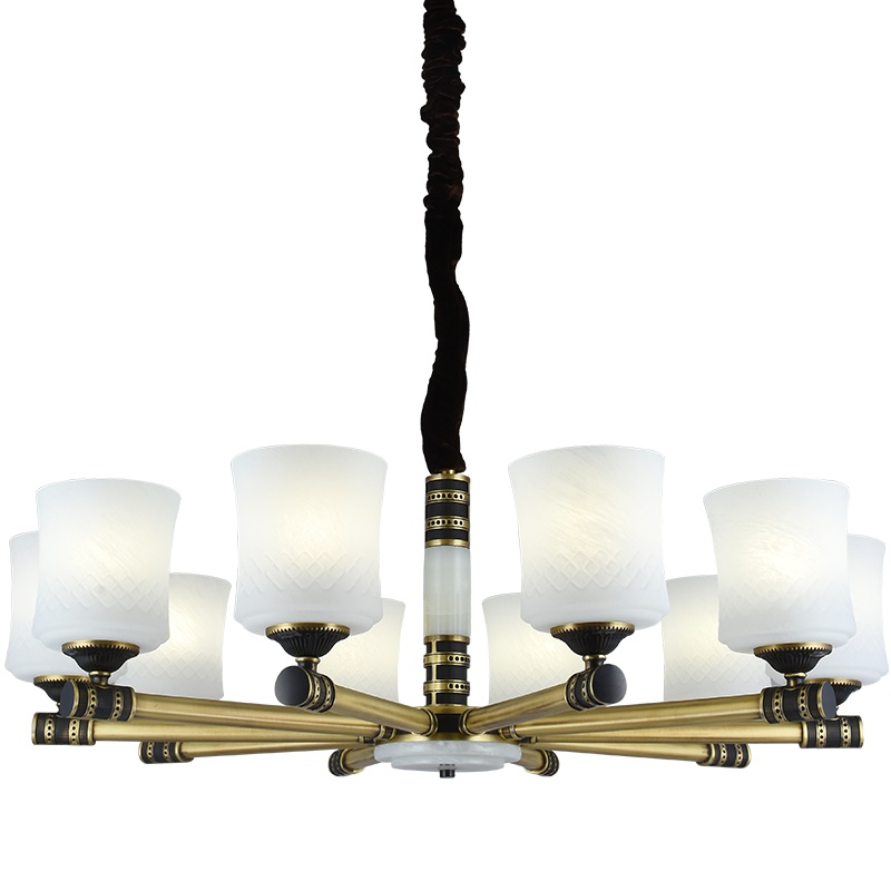 FSL 佛山照明新中式吊灯客厅灯全铜客厅卧室灯中国风现代简约灯具