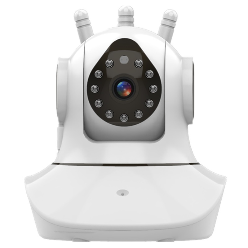 送7天循环监控录像卡 5G双频WIFI摄像头监控器家用远程手机360度全景全彩夜视3MP高清无线网络智能摄像机 断电续航