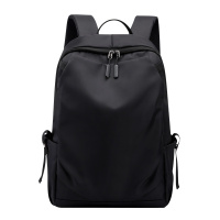 【顺丰配送】牛津布双肩包男士新款轻便大容量书包商务旅行尼龙配真皮背包GSJ200422H