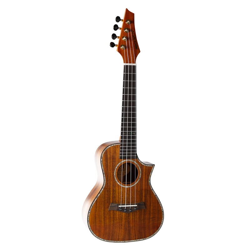 莫森(MOSEN)MUC910C相思木缺角全单板演奏级尤克里里专业UKULELE23英寸小吉他