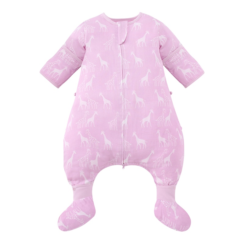 米乐鱼 婴儿纱布睡袋6个月-6岁春夏儿童空调防踢被纯棉背心宝宝睡袋夏季薄