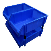 欧宝美货架塑料组立式零件盒斜口零件盒螺丝工具零件盒